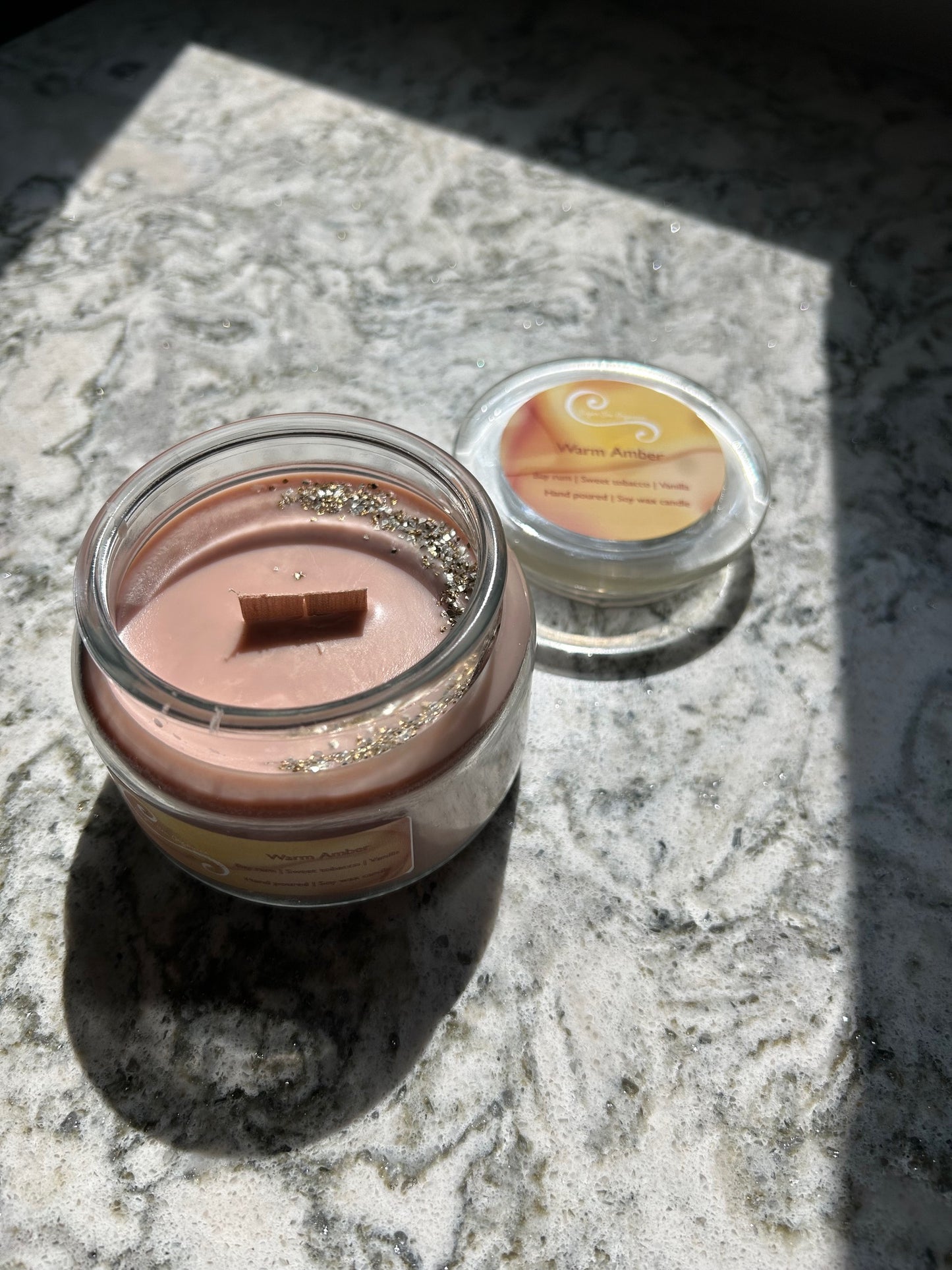 Warm Amber | Glass Jar