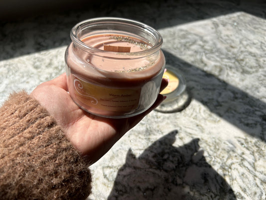 Warm Amber | Glass Jar